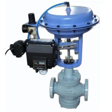 Carbon Steel Flanges Pneumatic Diaphragm Control Valve Valve Size