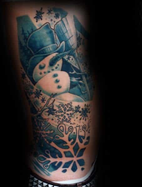 40 Snowman Tattoo Ideas For Men 2024 Inspiration Guide