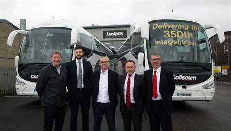 Delivery Of I Integral Duo To Coliseum Coaches Takes Irizar Uk