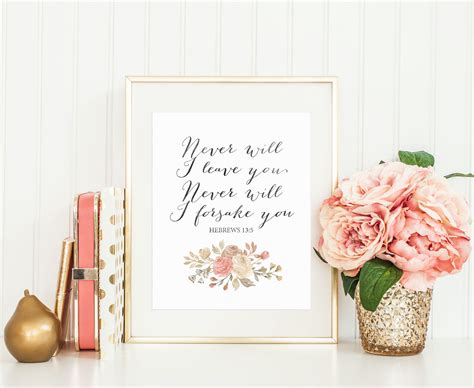 Pink Floral Bible Verse Wall Art Quotes 5 60 Wall Art Quotes