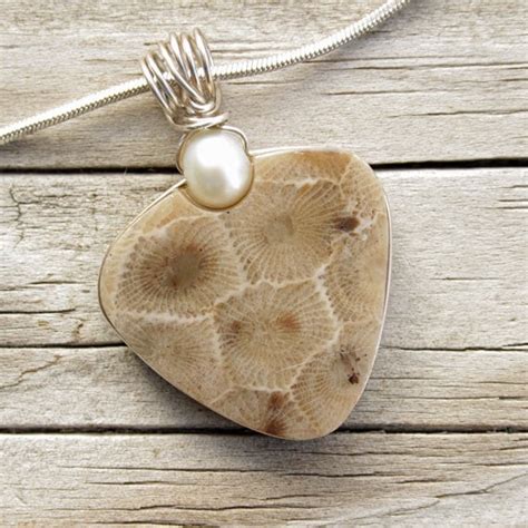 Petoskey Stone Petoskey Stone Jewelry Petoskey Stone