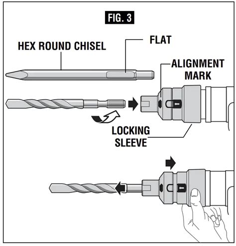 Bosch Rh540m Hammer Drill Instruction Manual