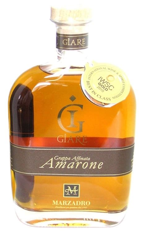 Marzadro Grappa Giare Affinata Amarone In Geschenkverpackung