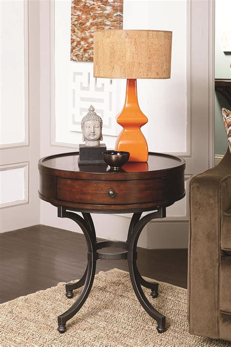 Round End Table Decor Ideas Decoomo Table De Salon D Coration