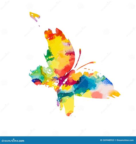 Beautiful Colorful Butterfly. Vector Illustration Stock Vector ...