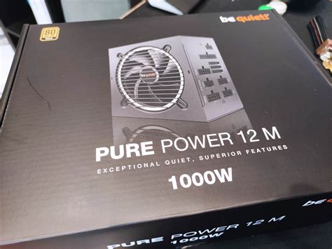 Be Quiet Pure Power M W Power Supply Full Modular Plus Gold