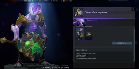 Beli Item T Chines Of The Inquisitor Faceless Void Set Diretide