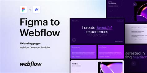 Webflow Landing Page Template