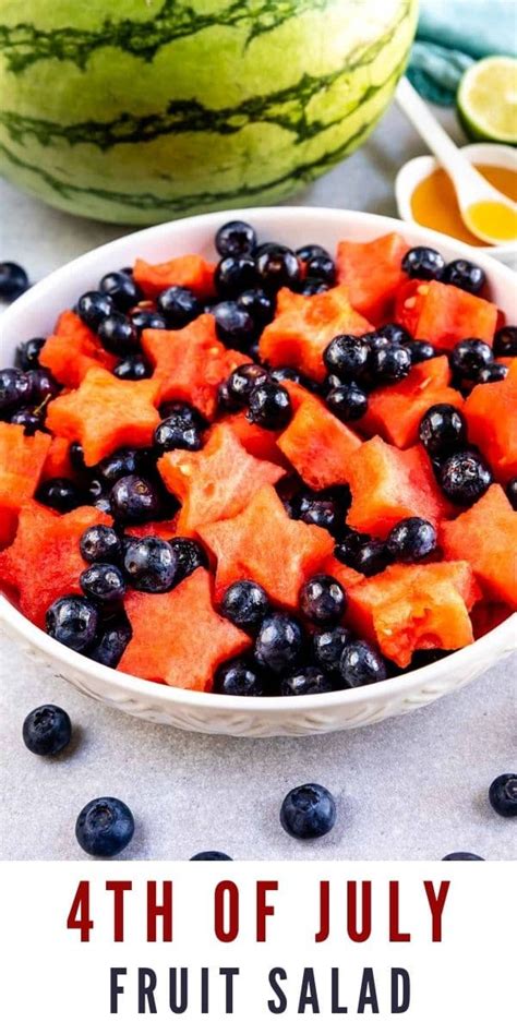 Easy 4th Of July Watermelon Fruit Salad Easy Good Ideas