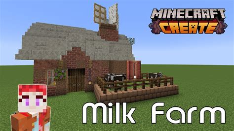 Minecraft Create Mod 1 20 1 Making A Fully Automatic Milk Farm YouTube