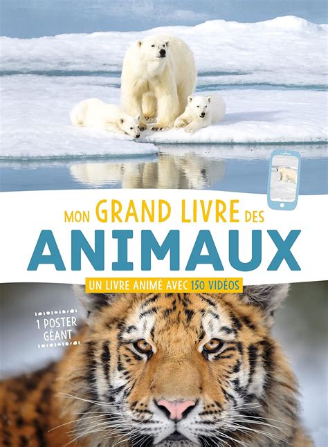 Amazon Mon Grand Livre Des Animaux Avec Un Poster