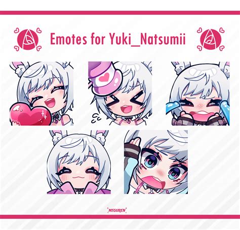 My First Set Of Commission Emotes Have Been Finished By M3gur3n And