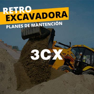 Mantención Retroexcavadora 3CX JCB 6000 Hrs Premium JCB https