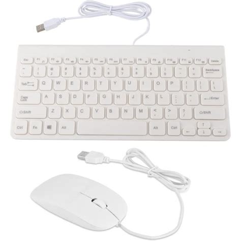 Clavier Souris Usb Filaire Mini Clavier Ergonomique Et Ensemble Souris