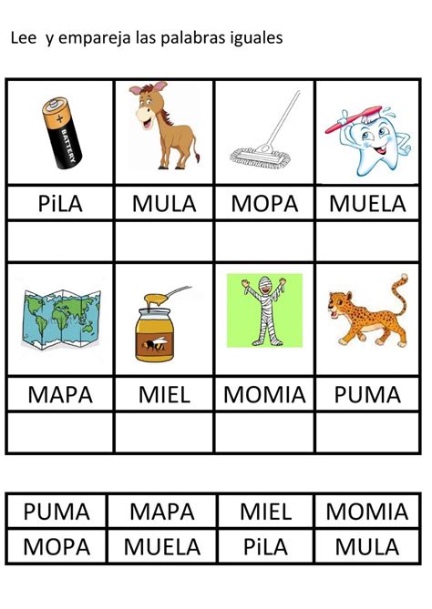 Lectura Global Letra P M Y L Worksheet Lecciones De Lectura Lectura