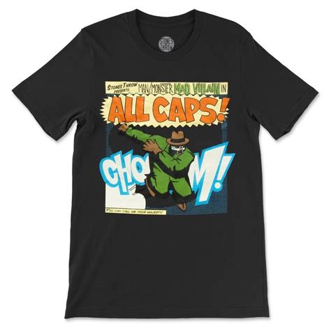 Madvillain All Caps T Shirt Cap Shirts Mf Doom