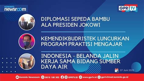 Diplomasi Sepeda Bambu Ala Presiden Jokowi Kominfo Newsroom Youtube