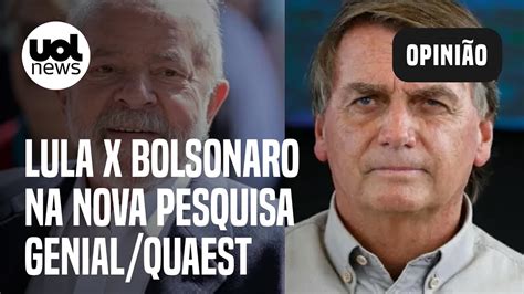 Pesquisa Quaest Lula volta aos 44 e diferença para Bolsonaro é de 10