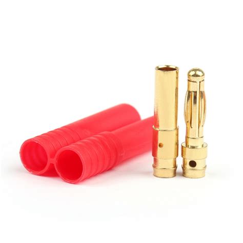 Aliexpress Buy 10pairs 4 0mm Banana Gold Bullet Connector