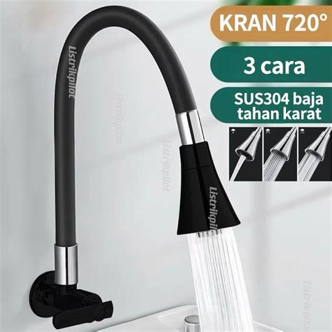 Jual Sus Stainless Kran Serbaguna Kran Angsa Cuci Piring Dapur