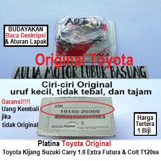 Jual Platina Original Toyota Kijang Grand Super Kapsul Krista Lgx Rover