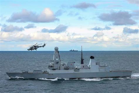 Breaking News British Navys Hms Diamond Neutralises Aerial Drone