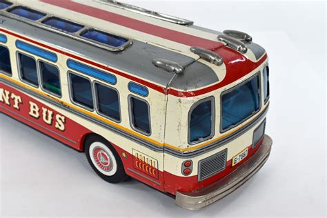 Yonezawa Giant Bus Friction Powered Toy