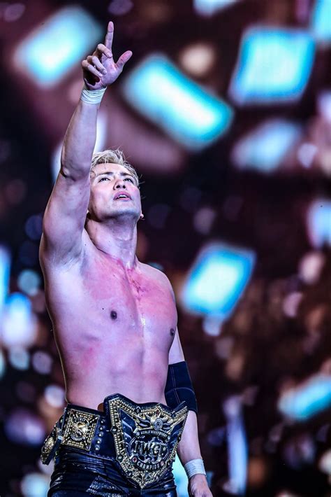 Fantastic shot of Okada after beating Jay : r/njpw