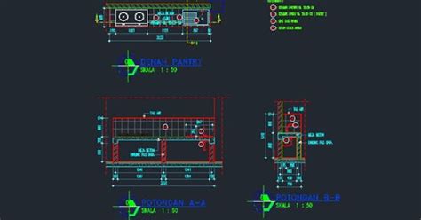 Desain Dapur Autocad Donna Gray