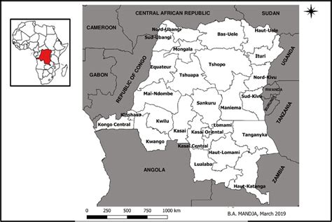 Drc Provinces Map