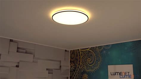 Philips LED Ceiling Light With Switch Warm White 36 W Black Ozziet