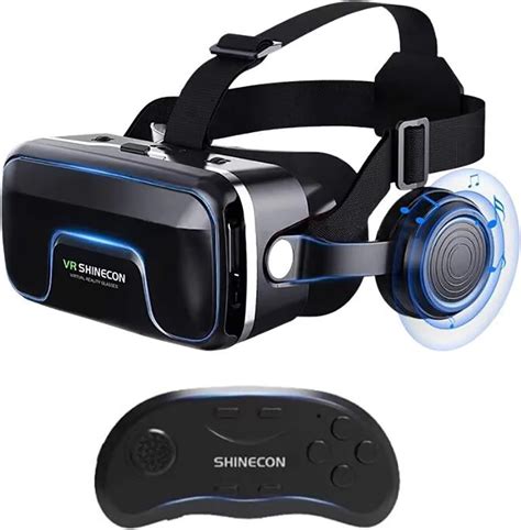 Vr Shinecon Virtual Reality Headset For Cell Phone Adjustable D Vr