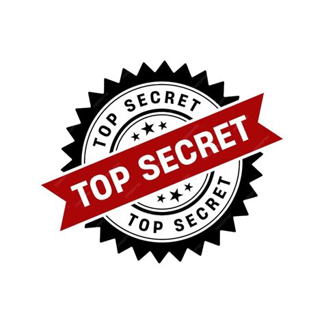 Premium Vector Top Secret Stamp Top Secret Grunge Round Sign