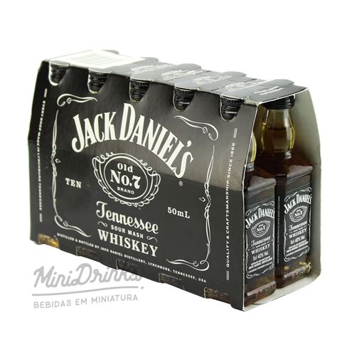 Miniatura Whisky Jack Daniels Original 50ml Pack 6 Unid Escorrega O