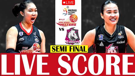 PVL LIVE PLDT High Speed Hitters Vs Akari Charges SEMI FINAL