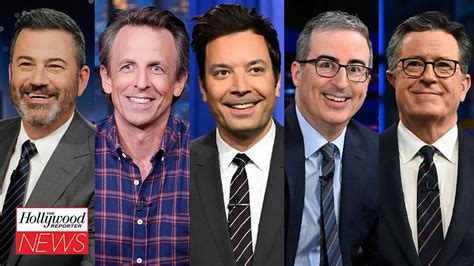 TV S Late Night Hosts Announce New Podcast Together On Spotify To Help