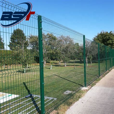 High Quality PVC Welded Galvanized Iron Wire Mesh Panel 3D Garden