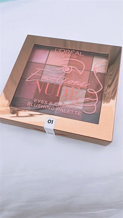 Loreal Paris Emotions Nude Eye Cheeks Blushing Palette 美容化妝品 健康及美容