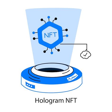 Premium Vector Check Out Doodle Mini Illustration Of Hologram Nft