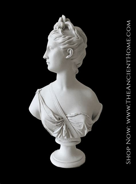 Diana Bust After Jean Antoine Houdon A Bust Of Diana Goddess Of