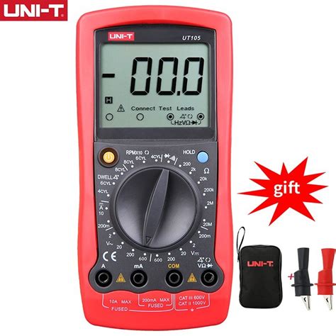 Uni T Ut105 Ut107 Ut109 Lcd Automotive Handheld Multimeter Ac Dc