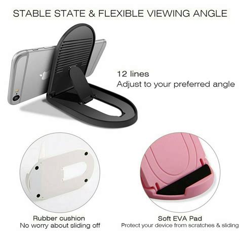 2 Pack For Universal Foldable Cell Phone Tablet Desk Stand Holder Mount Cradle Ebay