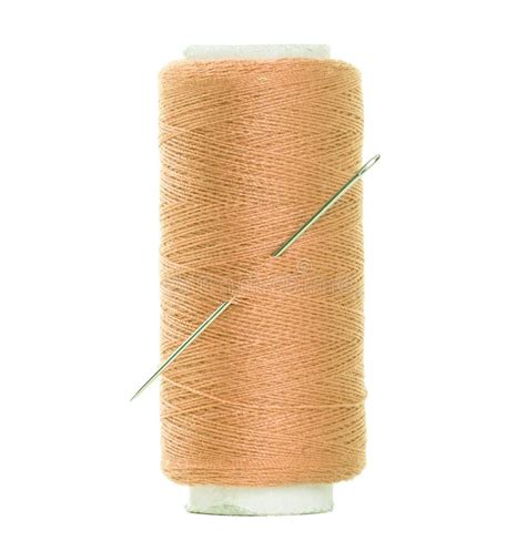 Sewing Thread With Needle Stock Photo Image Of Design 146274392