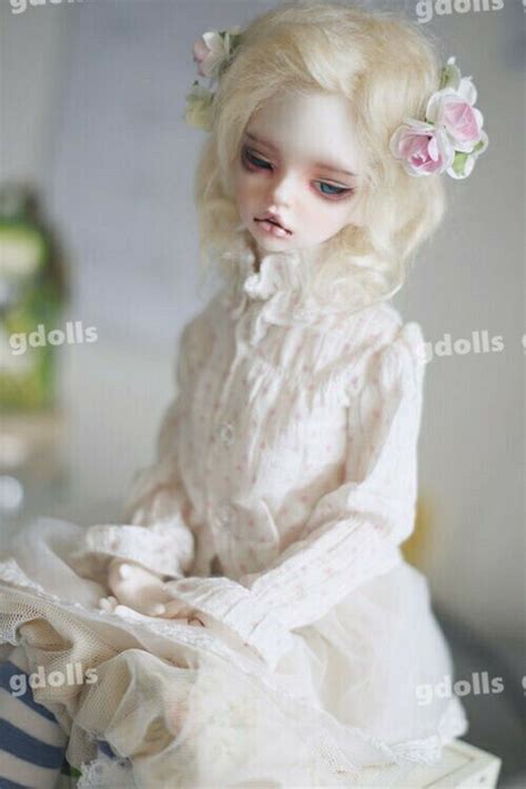 1 4 Bjd Doll Girl Female Free Face Make Up Eyes Resin Toys T Ebay