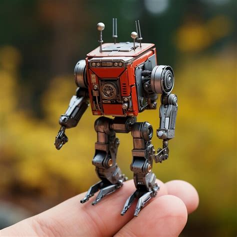 Premium Photo | Miniature transformer robot