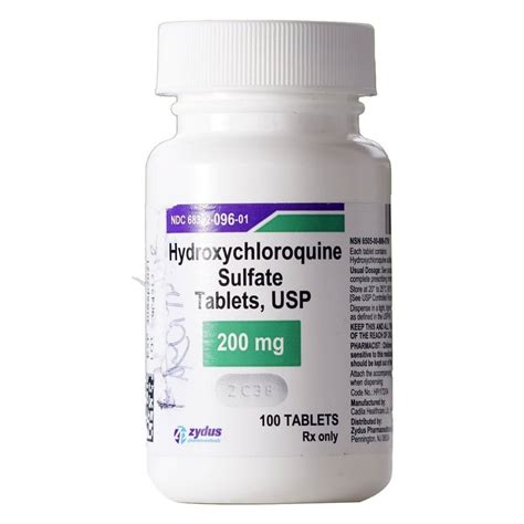 Zydus Hydroxychloroquine Sulphate Tablet Usp Treatment Corona At Rs