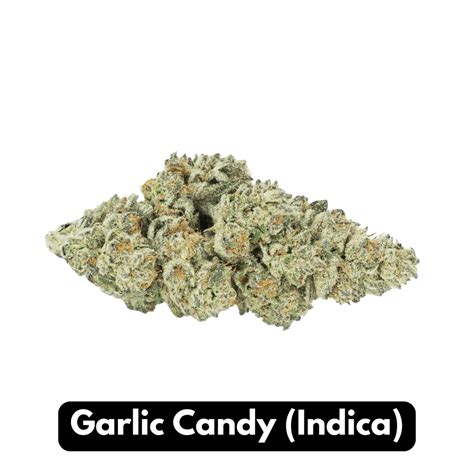 buy natural thc  flower indica garlic candy elyxr