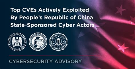 NSA CISA FBI Reveal Top CVEs Exploited By Chinese State Sponsored