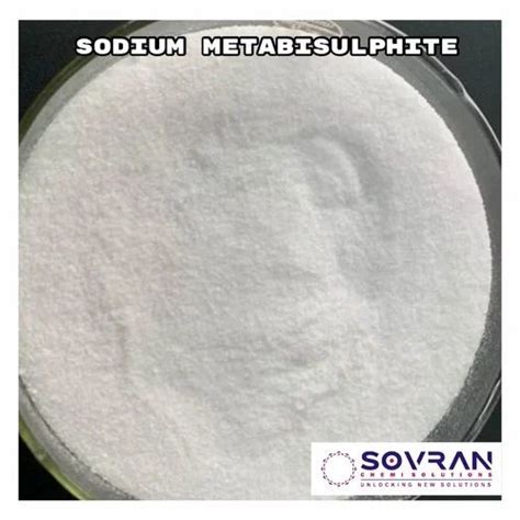 Sodium Metabisulphite Smbs Powder 99 25 Kg Bag At Rs 38 Kg In Thane