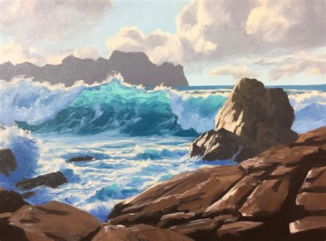 How To Paint A Seascape Samuel Earp